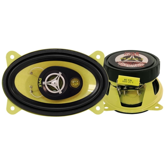 Pyle PLG46.3 - 4'' x 6'' 180 Watt Three-Way Speakers