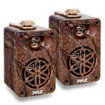 thumbnail image 1 of Pyle PLMR24DK - Compact 3.5” Wall Mount Home Speakers, 3-Way Indoor/Outdoor Speaker System, Camo Style, 200 Watt (Pair), 1 of 4