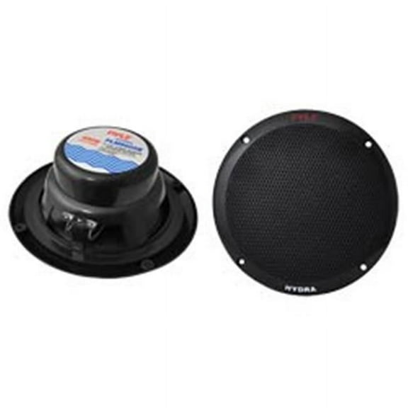 Pyle PLMR605B 65 Inch 2 Way Waterproof Marine Speaker Pair, Black, 400 Watt, 740"
