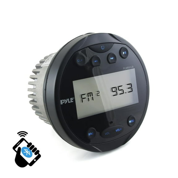 Pyle PLMR91UB 4-Inch Gauge Marine MP3/Radio Stereo Bluetooth ATV Boat Receiver