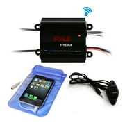 Pyle PLMRMB2CB - Bluetooth Marine Amplifier Kit, 2-Ch. Waterproof Audio Power Amp System
