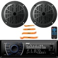 thumbnail image 2 of Pyle PLRMR23BTW Marine Boat AM/FM/SD/USB Player With Aux & PLMRCW3 Housing 2 of 4