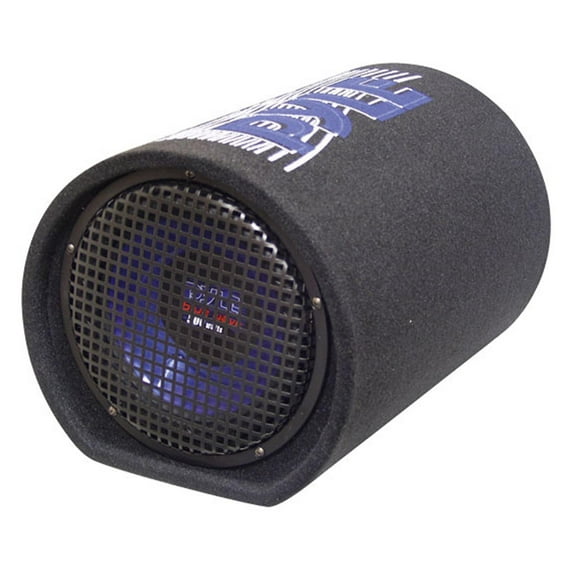 8'' 400 Watt Carpeted Subwoofer Tube Enclosure System