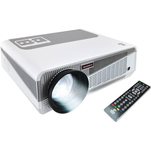 PYLE PRJAND615 - HD Hi-Res Smart Projector with Built-in Dual Core Android CPU, High Speed Wi-Fi Wireless Internet, 1080p & Blu Ray Disc Support, Projection Size up to 120’’ inches