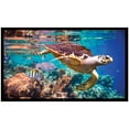 thumbnail image 1 of PYLE PRJTPFL122 - Fixed Wall Mount Projector Screen - Universal Home/Office Projector Viewing Display (120’’ -inch), 1 of 8
