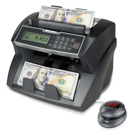 Pyle PRMC820 Automatic Digital Counterfeit Detection Banknote Money Bill Counter