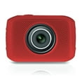 thumbnail image 1 of Pyle PSCHD30RD Mini High-Definition Sports Action Wide-Angle HD Camera & Camcorder, 720p, SD Card Slot, Touchscreen Red, 1 of 2