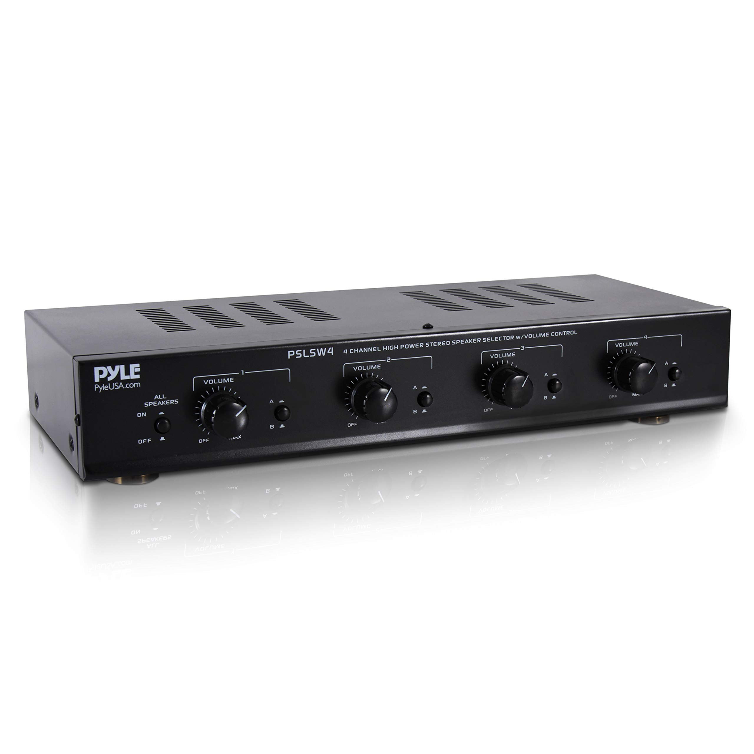 Pyle, Multi-Zone Speaker Selector, PSLSW4, 4-Channel Stereo