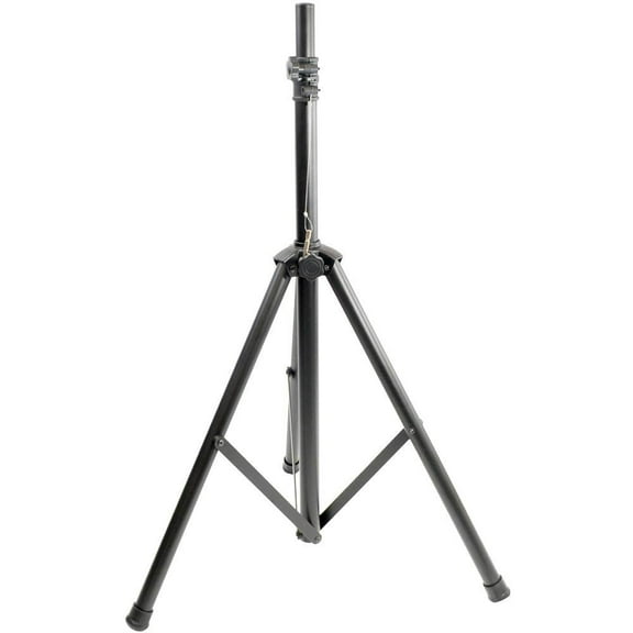 Pyle PSTND2 6 Foot Tall Adjustable Height Tripod Base Speaker Mount Stand, Black