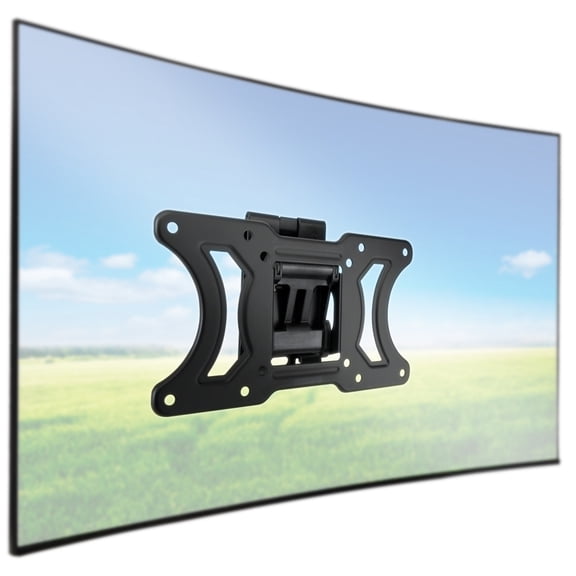 Pyle PSWLB62 Universal Tilting TV Wall Mount - Slim Quick Install VESA Mounting Bracket for TV Monitor