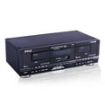 thumbnail image 1 of PYLE PT649D - Dual Cassette Deck - Double Cassette Tape System for Audio Mixtape Recording, CrO2 Tape Selector, High-Speed Dubbing, Rack Mount, 1 of 6
