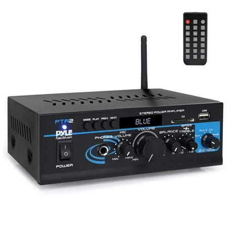 PYLE - 20W 2-Ch. Power Amplifier - Black