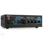 Pyle PTA4 Mini Bluetooth Home Audio 240 Watt 2 Channel Amplifier Stereo Receiver