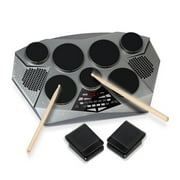 Pyle PTED06 - Electronic Tabletop Drum Machine - Digital Drumming Kit