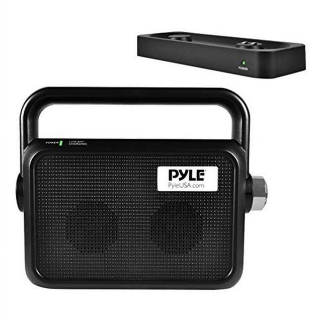 Pyle PTVSP18BK Wireless Portable Bedside TV Radio Quiet Listening Speaker