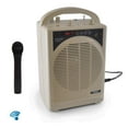 thumbnail image 1 of Pyle PWMA120BM - Upgraded Pyle Professional Portable PA System, Amplifier With Built-in Handheld VHF Wireless Microphone, Bluetooth, Battery Rechargeable, MP3, USB, SD, 1/4", 3.5mm, Great for Karaoke, 1 of 4