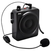 Pyle PWMA50B - Compact & Portable Waist-Band PA Speaker System | Voice Amplifier & Microphone Headset with Built-in Rechargeable Battery