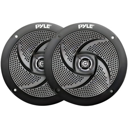 Pyle Plmrs4b 4-inch 100-watt Low-profile Waterproof Marine Speakers