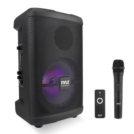 product image of Pyle Portable Bluetooth PA Speaker-240W 8” Rechargeable Indoor/Outdoor BT Karaoke Audio System