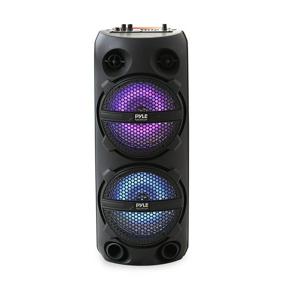 Pyle Portable Bluetooth Rechargeable Karaoke System w/ Wireless Mic