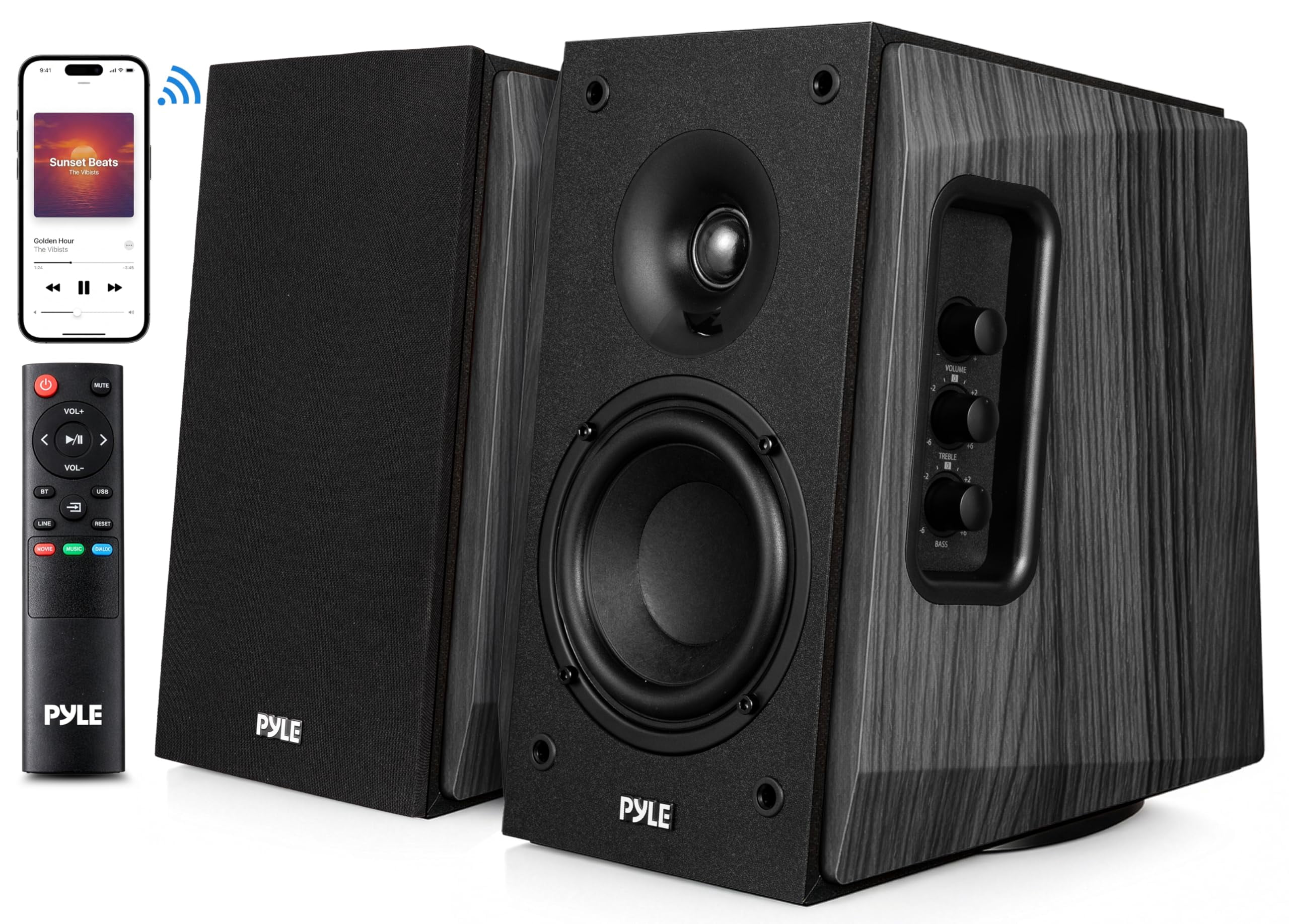 Bose, Surround Sound Rear Speakers, Black, Wireless Connectivity