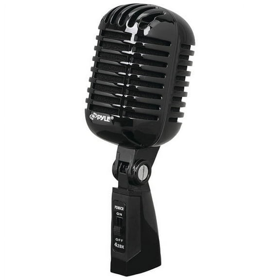 Pyle Pro® Classic Retro Vintage-style Dynamic Vocal Microphone (black)