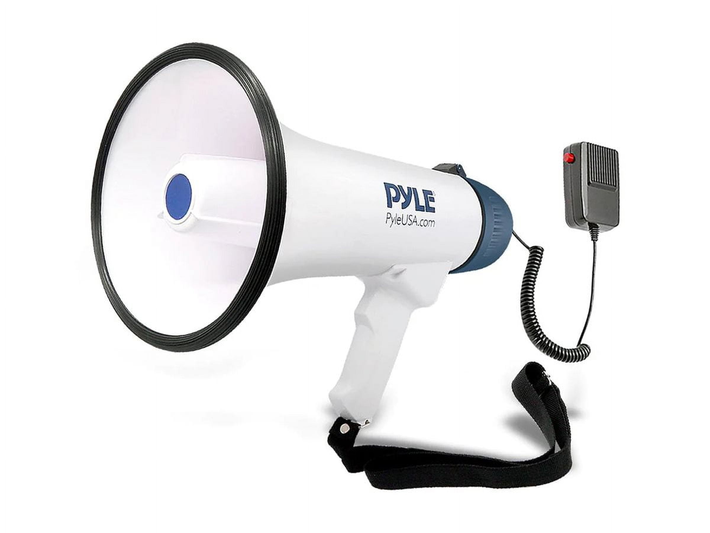 Pyle Pro 40W Handheld Megaphone with Voice Changer, Personal Microphone ...