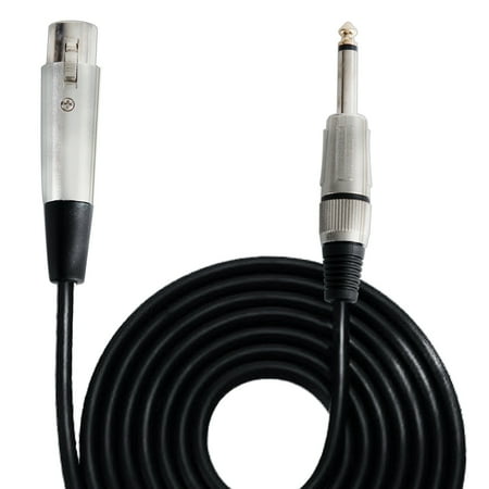 Pyle Pro Ppmjl15 Xlr Microphone Cable, 15ft (1/4'' Male To Xlr Female)