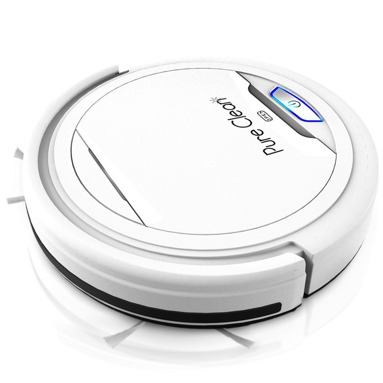 Pyle PureClean Smart Automatic Robot Vacuum Powerful Home Cleaning System, White - image 1 of 9