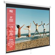 Pyle Universal Pull-down Manual Projection Screen (100 Inches Diagonal)