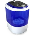 thumbnail image 1 of Pyle Upgraded Version Portable Washer - Top Loader Portable Laundry, Mini Washing Machine, Quiet Washer, Rotary Controller, 110V - for Compact Laundry, 4.5 Lbs. Capacity, Translucent Tubs - PUCWM11.5, 1 of 8