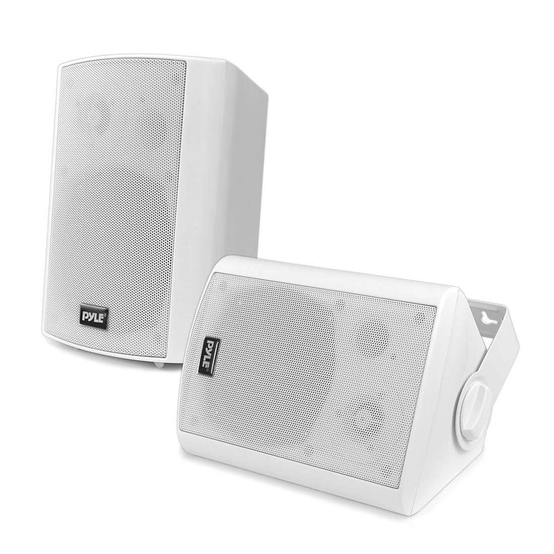 Pyle Wall Mount Waterproof & Bluetooth Speakers, 5.25'' Indoor/Outdoor  Speaker System - White