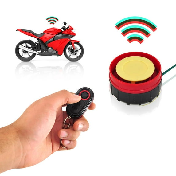 Pyle Watch Dog Motorcycle Bike Vehicle Alarm Security System Lock with Easy Arming/Disarming
