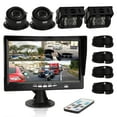 thumbnail image 1 of Pyle Waterproof Rearview System with 4 Cameras, 7 Inch LCD Display, and Remote, 1 of 5
