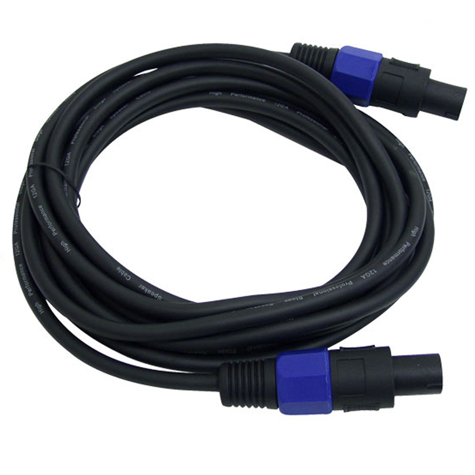 PylePro 15' Foot Professional Speaker Cable Male Compatible With Speakon Connector to Male Compatible With Speakon Connector - image 1 of 1