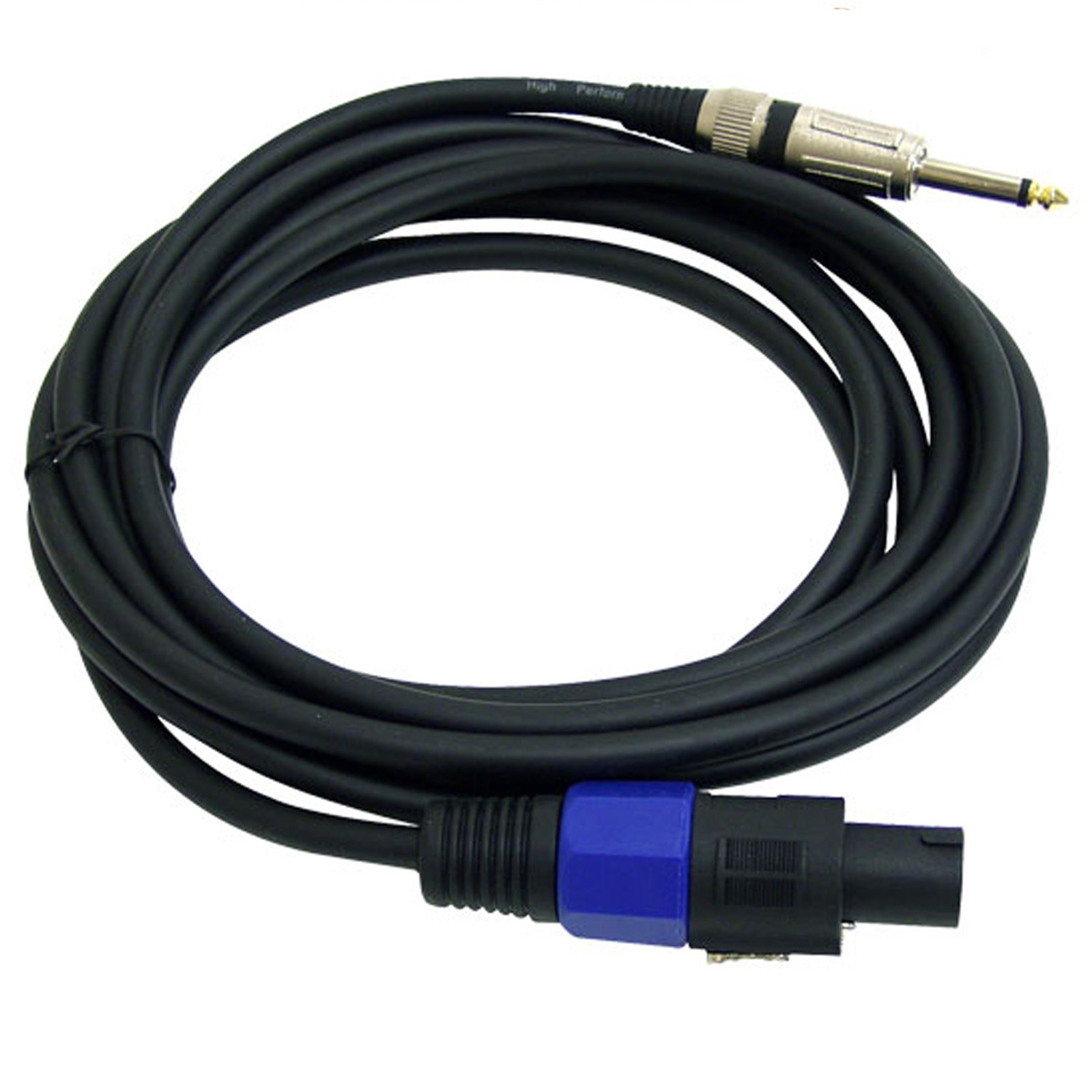 PylePro 15ft. 12 Gauge Professional Speaker Cable Compatible With Speakon Connector to 1/4" Male - image 1 of 1