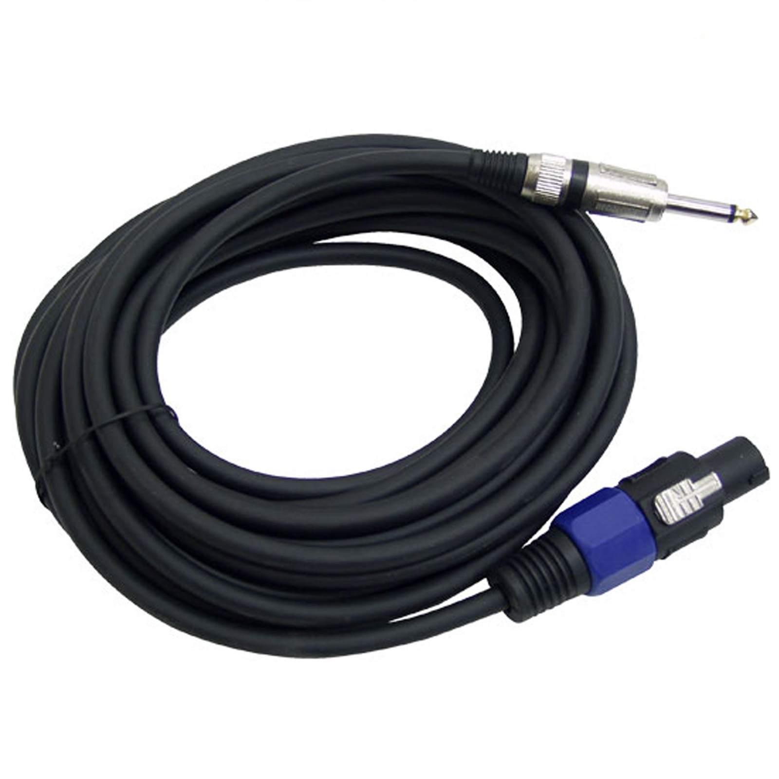 PylePro 30ft. 12 Gauge Professional Speaker Cable Compatible With Speakon Connector to 1/4" Male - image 1 of 1