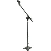 PylePro Adjustable Extendable Freestanding Base Desktop Microphone Stand, Black