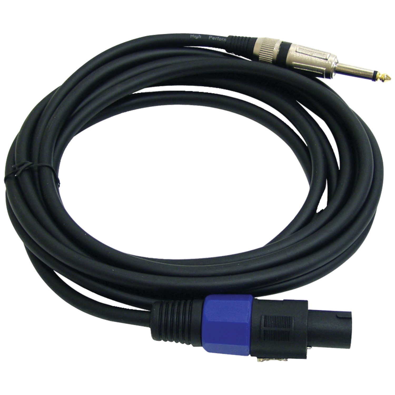 PylePro - PPSJ15 - 15ft. 12 Gauge Professional Speaker Cord Compatible With Speakon Connector to 1/4" Male - image 1 of 4