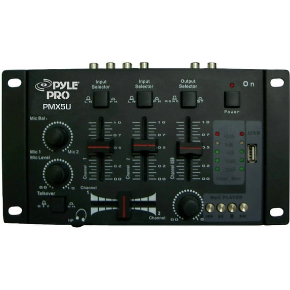 PylePro Professional PMX5U Audio Mixer