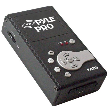 Pyle PAD6 New Usb Audio Interface & Recorder With Sd Card Reader Wma Mp3 Format