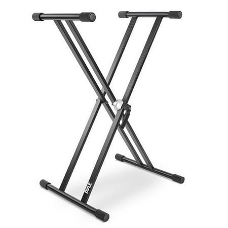 PyleUsa Electronic Stand-Digital Piano Keyboard Mount Holder, Height Adjustable (PKSTX5)
