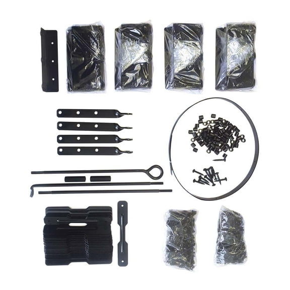 Pylex Pergola Interior Window Shutters, Powder-Coated Steel