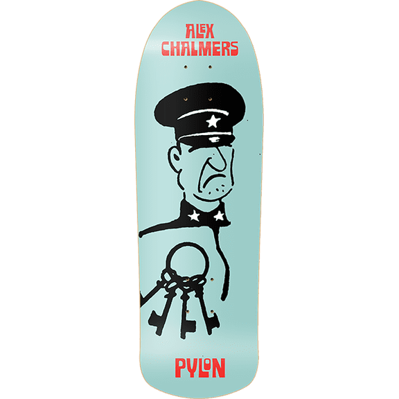 Pylon Chalmers The Warden Skateboard Deck 9.37x31.25