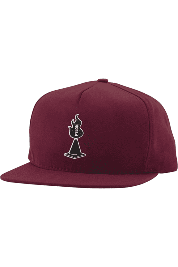 Logo Snapback Skate HAT - Adjustable Maroon