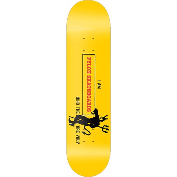 Pylon Who The Devil Skateboard Deck 8.75