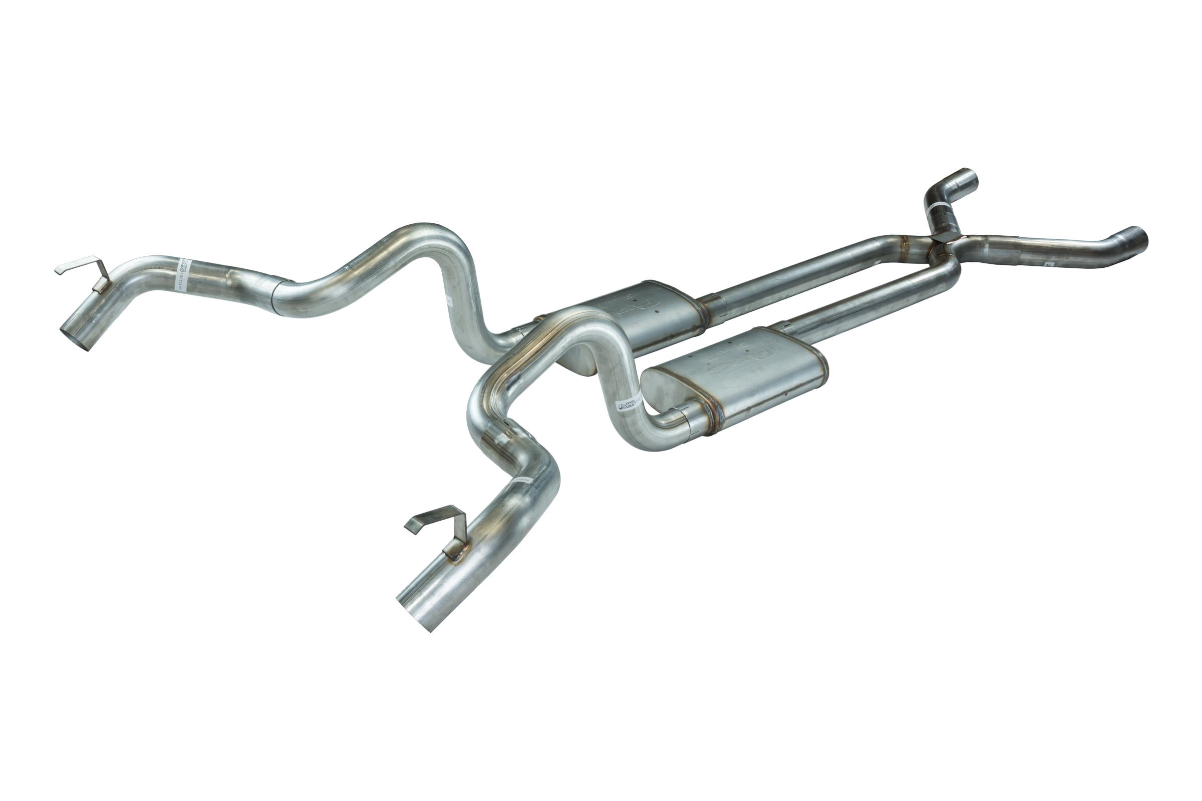 Pypes Exhaust Crossmember Back X-Pipe 70-74 F-Body Split Rear Dual Quarter Exit