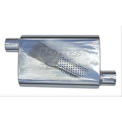 Pypes Performance Exhaust Stainless Muffler 3in Offset/Offset