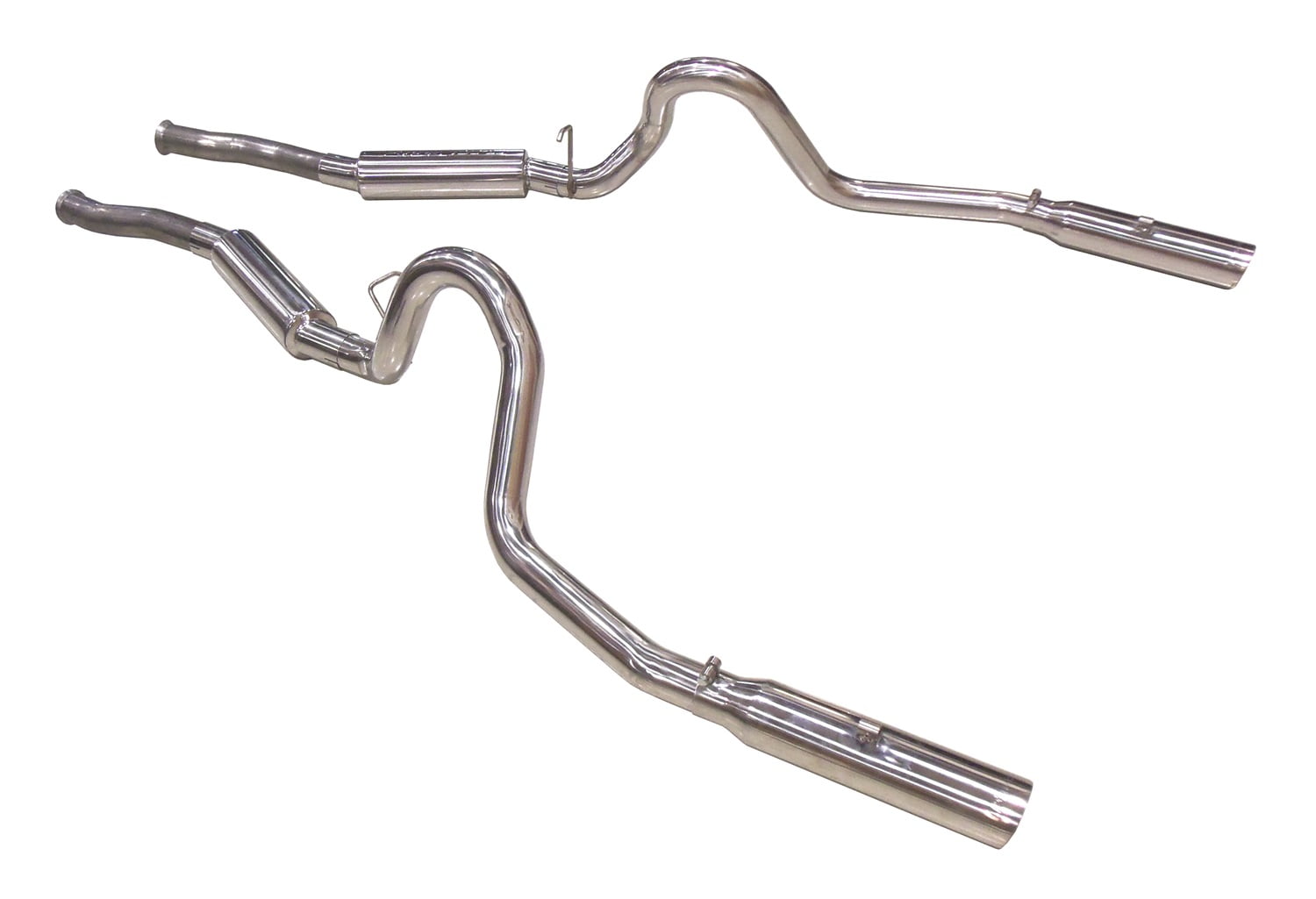 Pypes Performance Exhaust SFM29V Cat Back Exhaust System Fits 79-94 Mustang