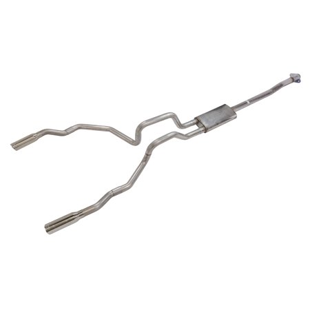 Pypes Exhaust SFT23V Cat Back Dual Exit Exhaust System, 3"
